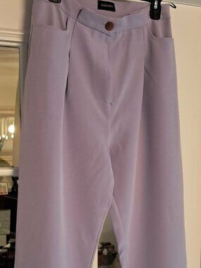 Endhora Lavender Pants Women Size M Ribbed Waistband Comfortable Casual Pants